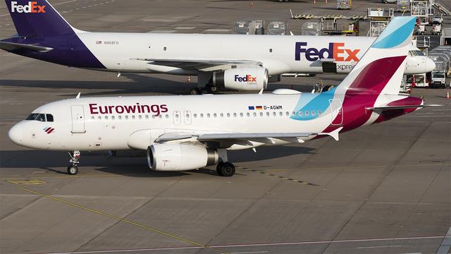 D-AGWM:Airbus A319:Eurowings